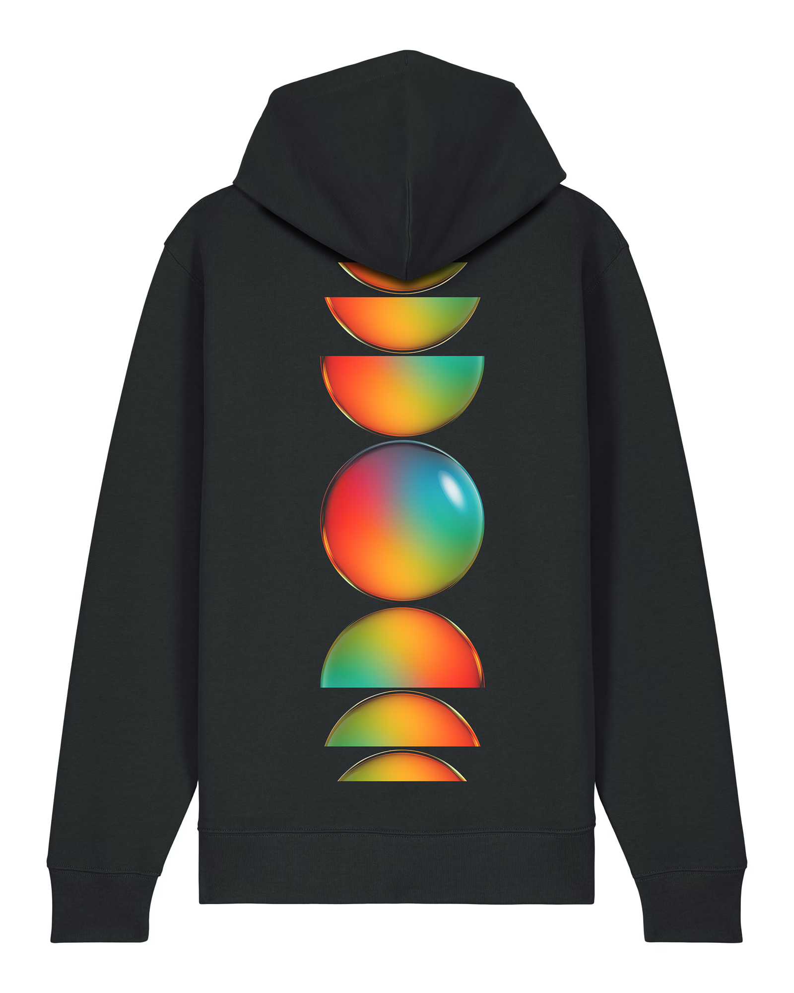 Block Shapes Zip Hoodie II