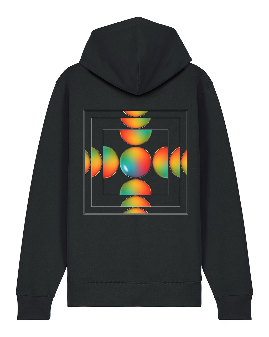Block Shapes Zip Hoodie III